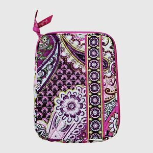 Vera Bradley Tech Kindle iPad Mini Book Case Bag Zip Around Paisley Print